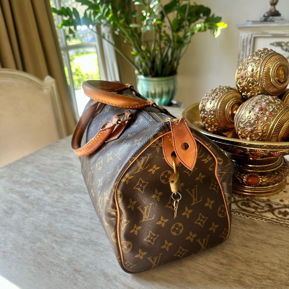 Louis Vuitton Monogram Brown speedy 30 - Picture 2 of 16